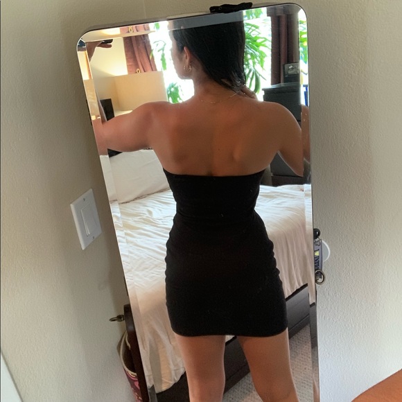 XXI Black Body Con Strapless Dress - Picture 3 of 8